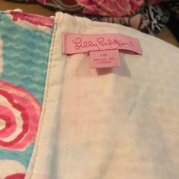 Lilly Pulitzer Kathy Shift Dress ‘Breaking Water’ Printed Pattern Mini Dress - Picture 6 of 12